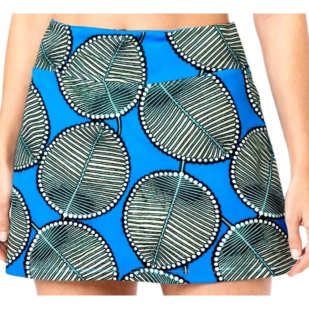 Patagonia Common Threads Mini Skirt Womens Small Blue Festival Summer Boho Chic